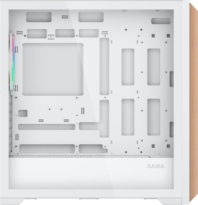 Actual product image Sama Gears Z60, White ATX Mid-tower Case (ATX, ITX, Micro ATX (mATX))