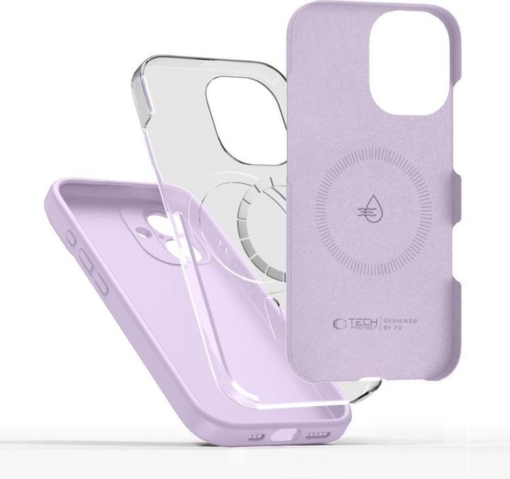 Immagine prodotto Tech-Protect Silicone MagSafe Case for iPhone 17 - Purple (Apple iPhone 17)