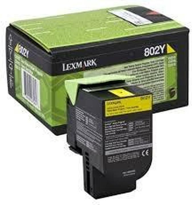Actual product image Lexmark 80c20y0 (Y)