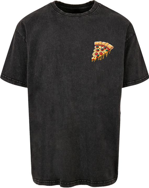 Produktbild Merchcode Pizza Comic Acid Washed Oversized Tee - 112823 (S)