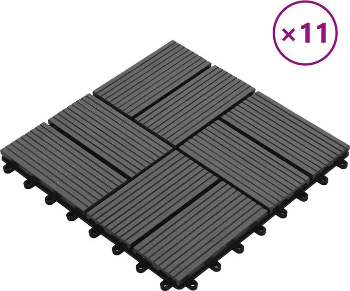 Produktbild vidaXL Terrassenfliese (11x, 30 x 30 cm)