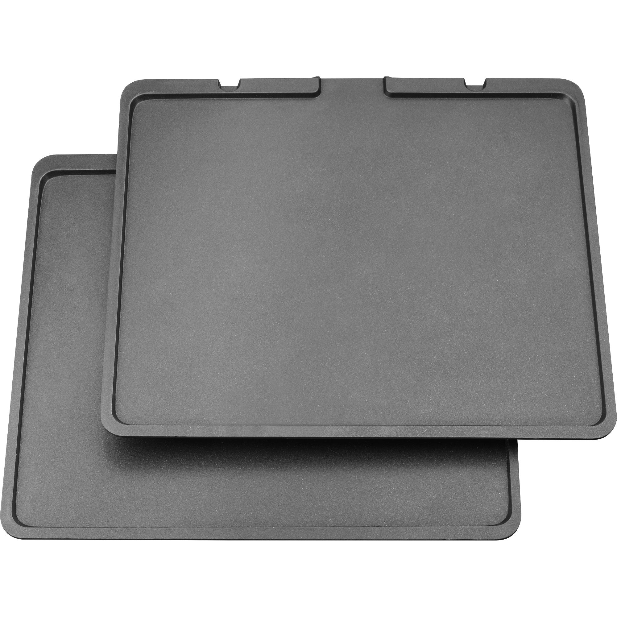 ECG, Piastra BBQ, ND KG 300/1000 Smooth / Glatte Ersatzgrillplatten / für KG 300 und KG 1000 Gourmet