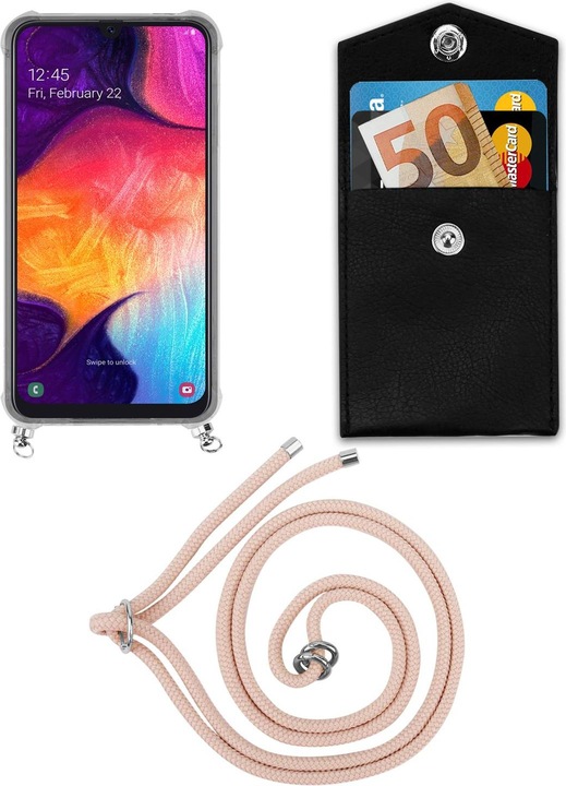 Produktbild Cadorabo TPU Handy Kette SILBER Cover