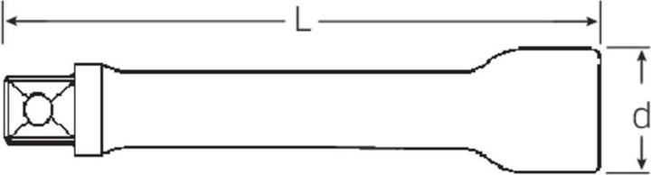 Productafbeelding Stahlwille Dopsleutelverlenging Aandrijving