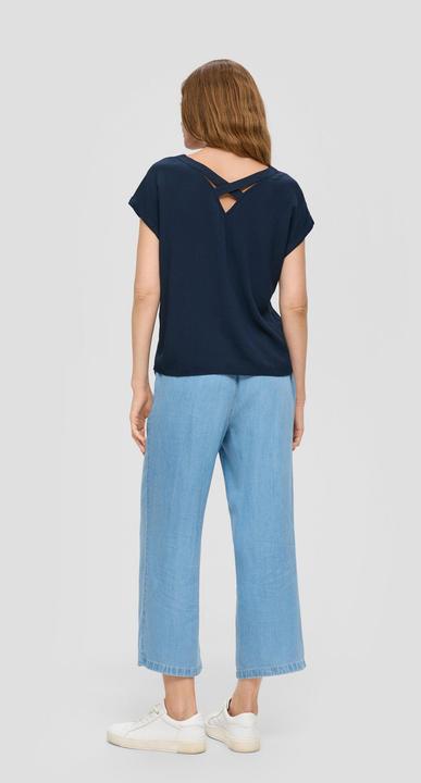 Immagine prodotto s.Oliver Bluse Viskosebluse im Relaxed Fit mit Cut-out-Detail (40)