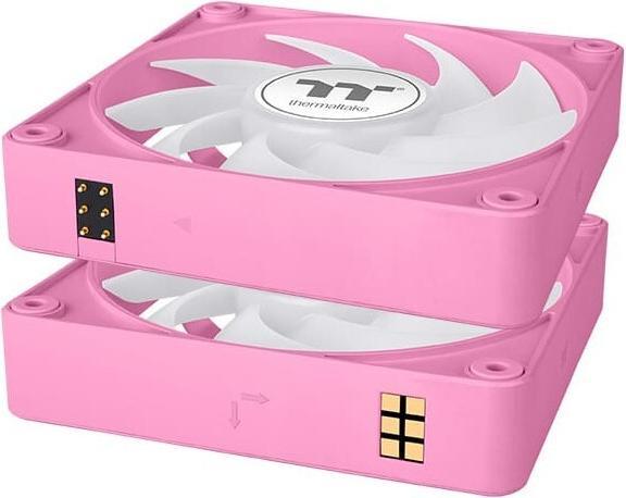 Image du produit Thermaltake TT CT140 EX ARGB Sync PC Cooling Fan 3 Pack Pink (140 mm, 3 x)