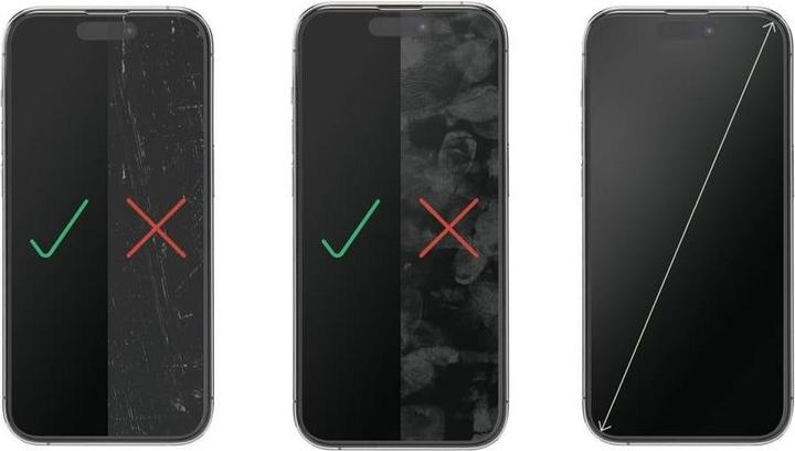 Actual product image Hama Clear Protect (1 Piece, Apple iPhone 15 Pro)