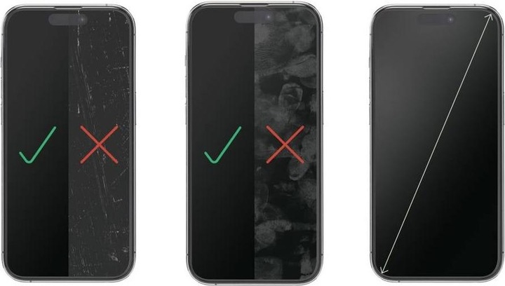 Actual product image Hama Clear Protect (1 Piece, Apple iPhone 15 Pro)