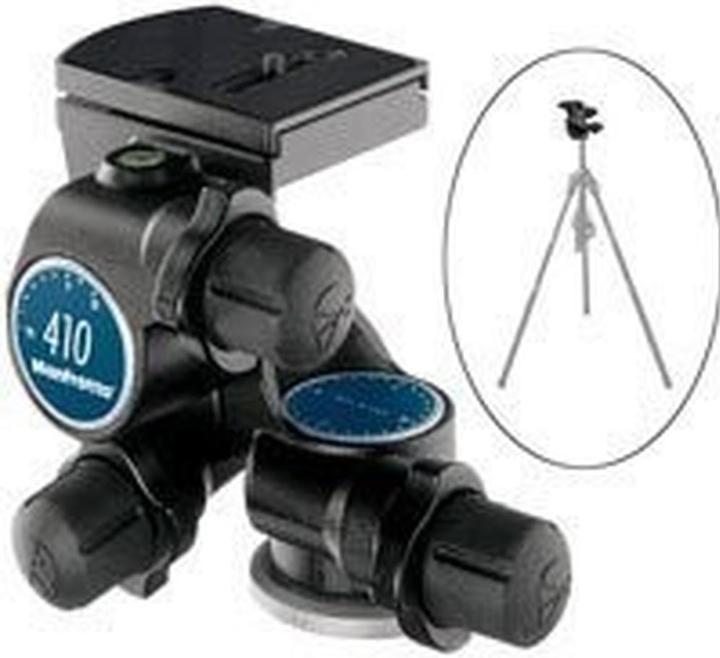 Produktbild Manfrotto 410 Junior Geared Head Zwart tripod (Getriebeneiger)