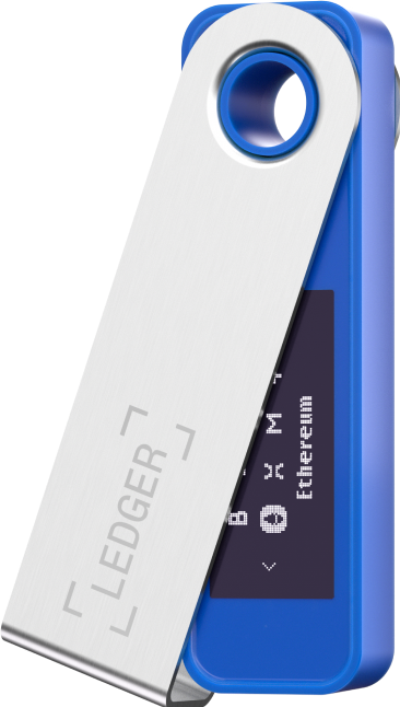 Produktbild Ledger Nano S Plus - Blau (Bitcoin, Ethereum Classic, Expanse, Dogecoin, Dash, Litecoin, Decred)