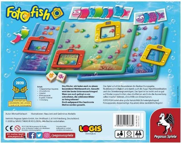 Actual product image Pegasus Photo Fish (German, 2 - 4 Players)
