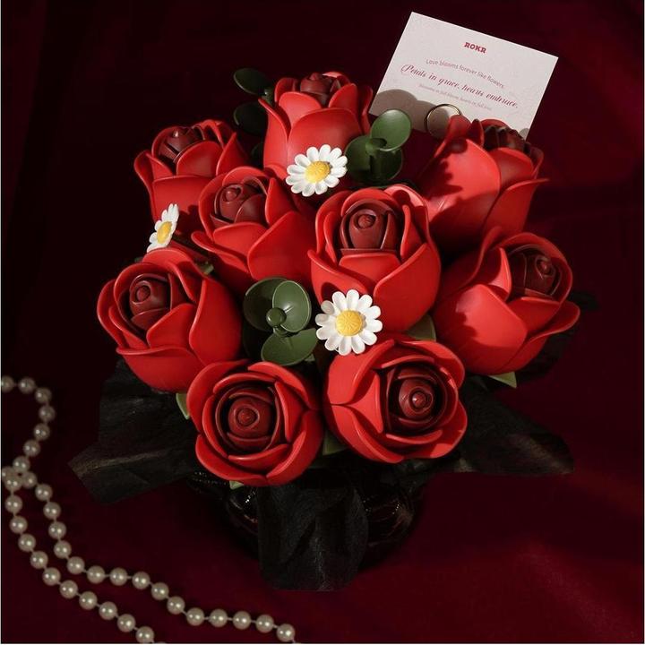 Productafbeelding Rokr AF02J - Red Rose Bouquet (315 onderdelen)