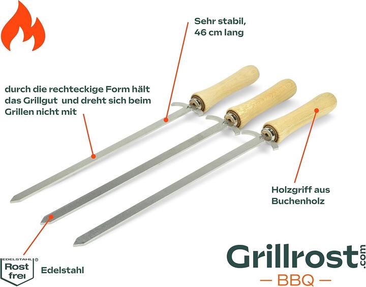 Produktbild Grillrost BBQ-Drehspiess Set