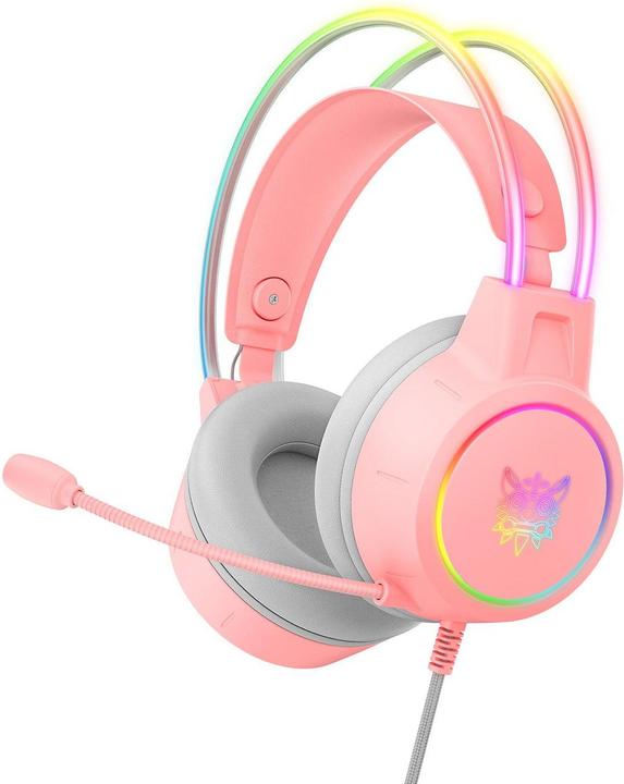 Produktbild Onikuma X15 PRO RGB-Gaming-Kopfhörer (kabelgebunden) Pink (Kabelgebunden)