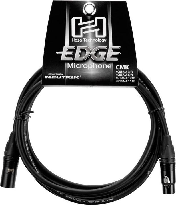 Immagine prodotto Hosa CMK-010AU Cavo microfonico Edge, XLR/XLR (3 m, XLR)