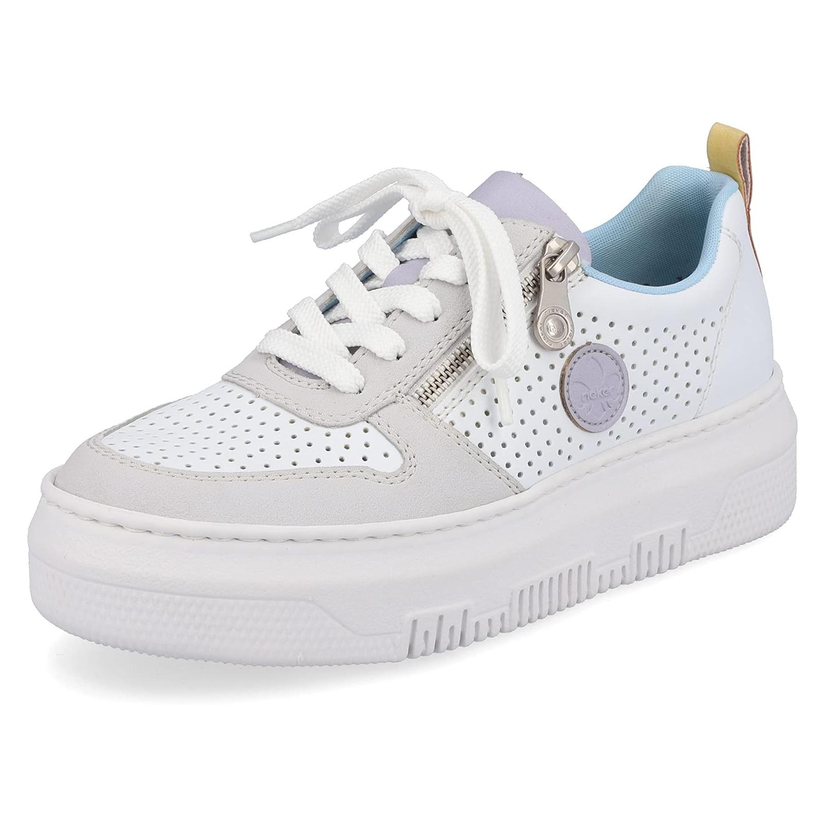 Rieker, Damen, Sneakers, M1905 - 58949, Weiss, (37)