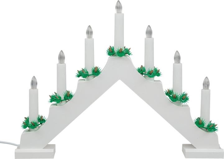 Actual product image Idena Advent chandelier LED decorative light white (55 cm, 1 x)