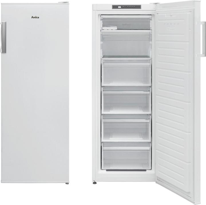 Produktbild Amica Amic GefSch GSN 324 160 W, 55cm, wh 145cm hoch, noFrost, EEK E (Freistehend, 174 l)