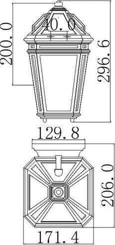 Produktbild Elstead Lighting Londontowne Aussen-Wandleuchte E27 Verwitterte Kastanie IP44 Anti-Meerwasser (E27, IP44)