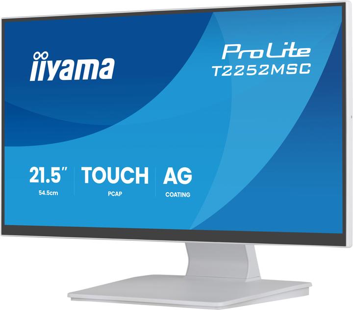 Produktbild iiyama 21,5" WHITE IPS Optical Bonded PCAP, 10P (1920 x 1080 Pixel, 21.45")