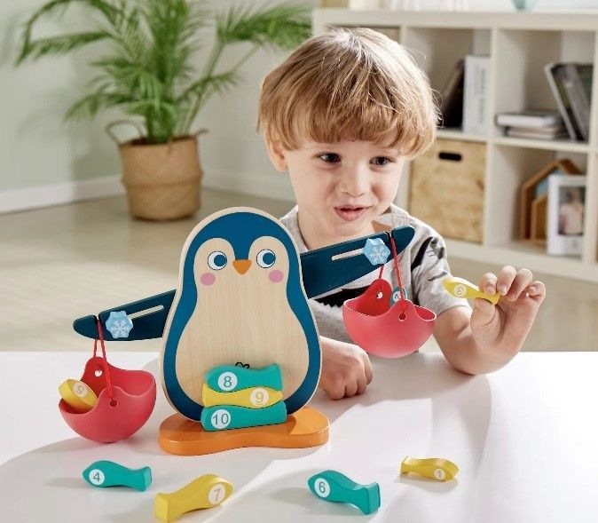 Immagine prodotto Hape Bilancia Penguin con pesi