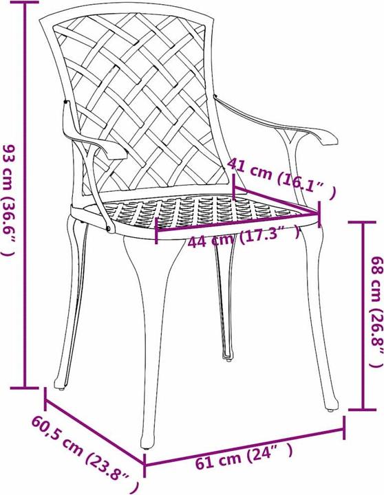 Produktbild vidaXL Gartenstuhl