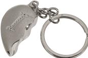 Actual product image Ootb Metal keychain, Broken Heart
