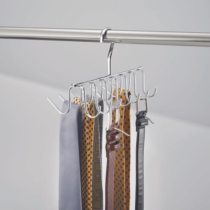 Immagine prodotto iDesign Porta cravatte e cinture cromato (16 x)