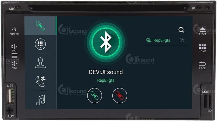 Actual product image JFSound Android GPS Bluetooth WiFi USB DAB+ Touchscreen CarPlay Android Auto DVD Head Unit (Android car, Apple Carplay)