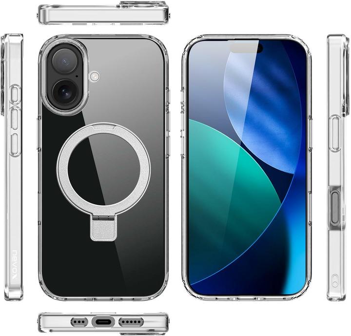 Produktbild Nevox StyleShell SHOCKFlex Stand iPhone 17 transparent (Apple iPhone 17)