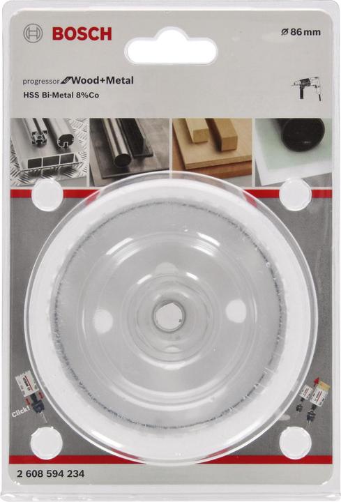 Produktbild Bosch Professional Zubehör Lochsäge Progressor for Wood and Metal, 86 mm (86 mm)