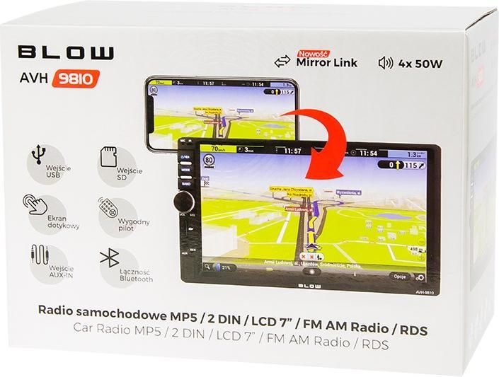 Productafbeelding Blow Radio AVH-9810 2DIN 7