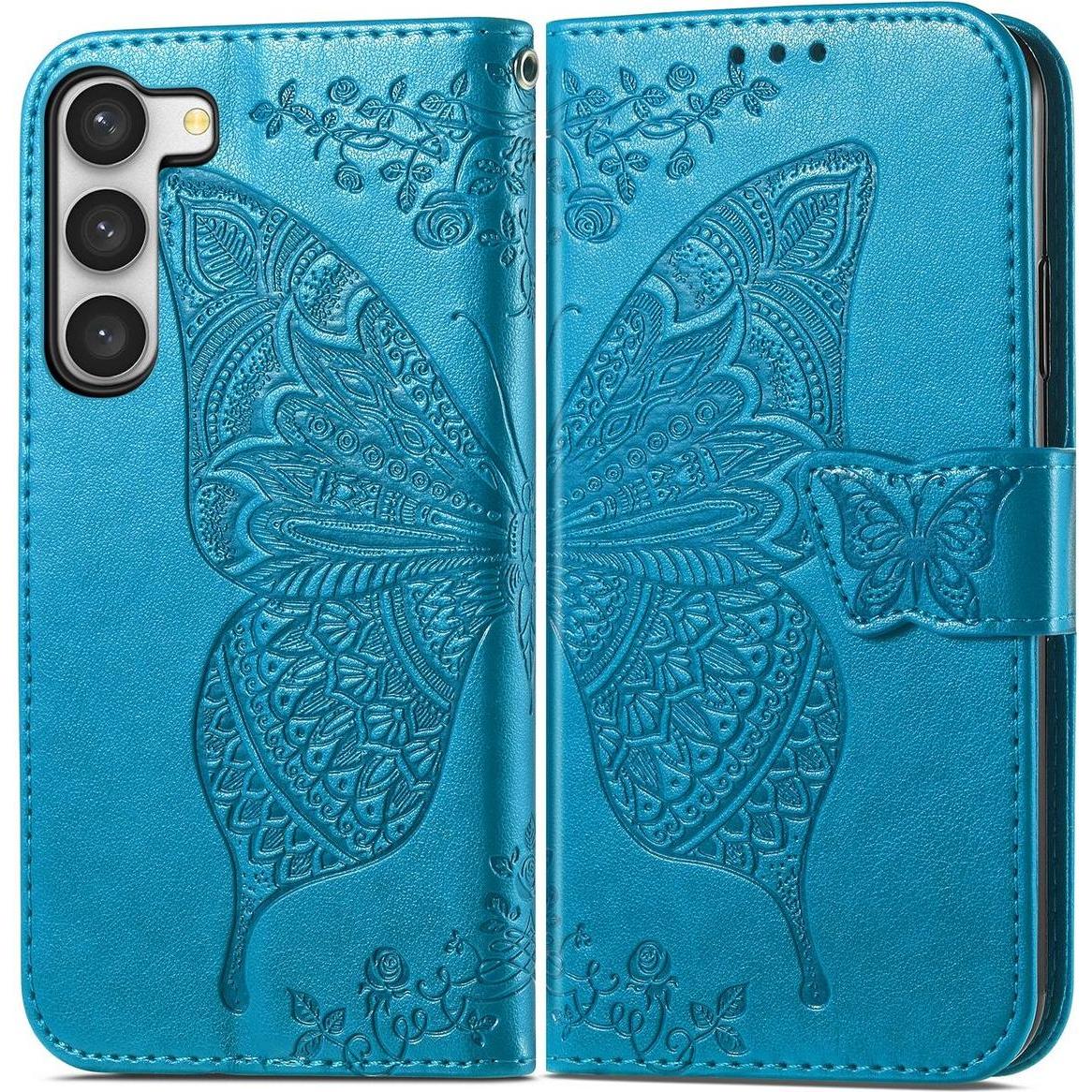König Design Hülle Handy Schutz für Samsung Galaxy S23 Plus Ultra Case Cover Tasche Wallet (Samsung Galaxy S23+), Smartp...