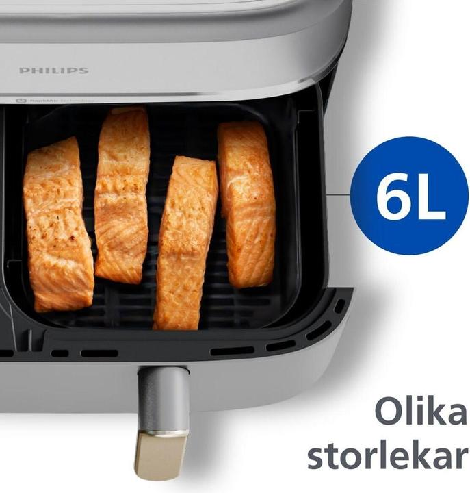 Actual product image Philips Dual Basket Airfryer NA353/10