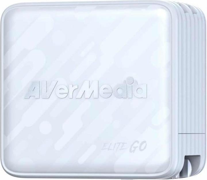AVerMedia Ladedock, EliteGO (GC313Pro) White, 100W GaN, HDMI (Mac, Windows)