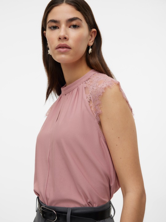 Image du produit Vero Moda Vmmilla Sl Lace Tee Ga (XL)