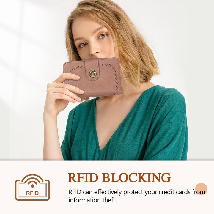 Produktbild Only-Bags.Store Brieftasche Grosse Kapazität PU-Leder Vintage Brieftasche