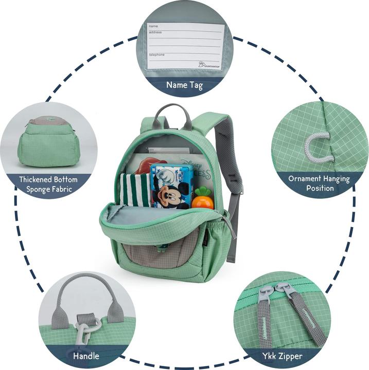 Produktbild Only-Bags.Store Kleinkind-Rucksack mit Leine Kindergarten-Rucksack