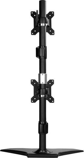 Actual product image Silverstone SST-ARM24BS - Vertical Dual Monitor Arm (Table, 24.02", 8 kg)