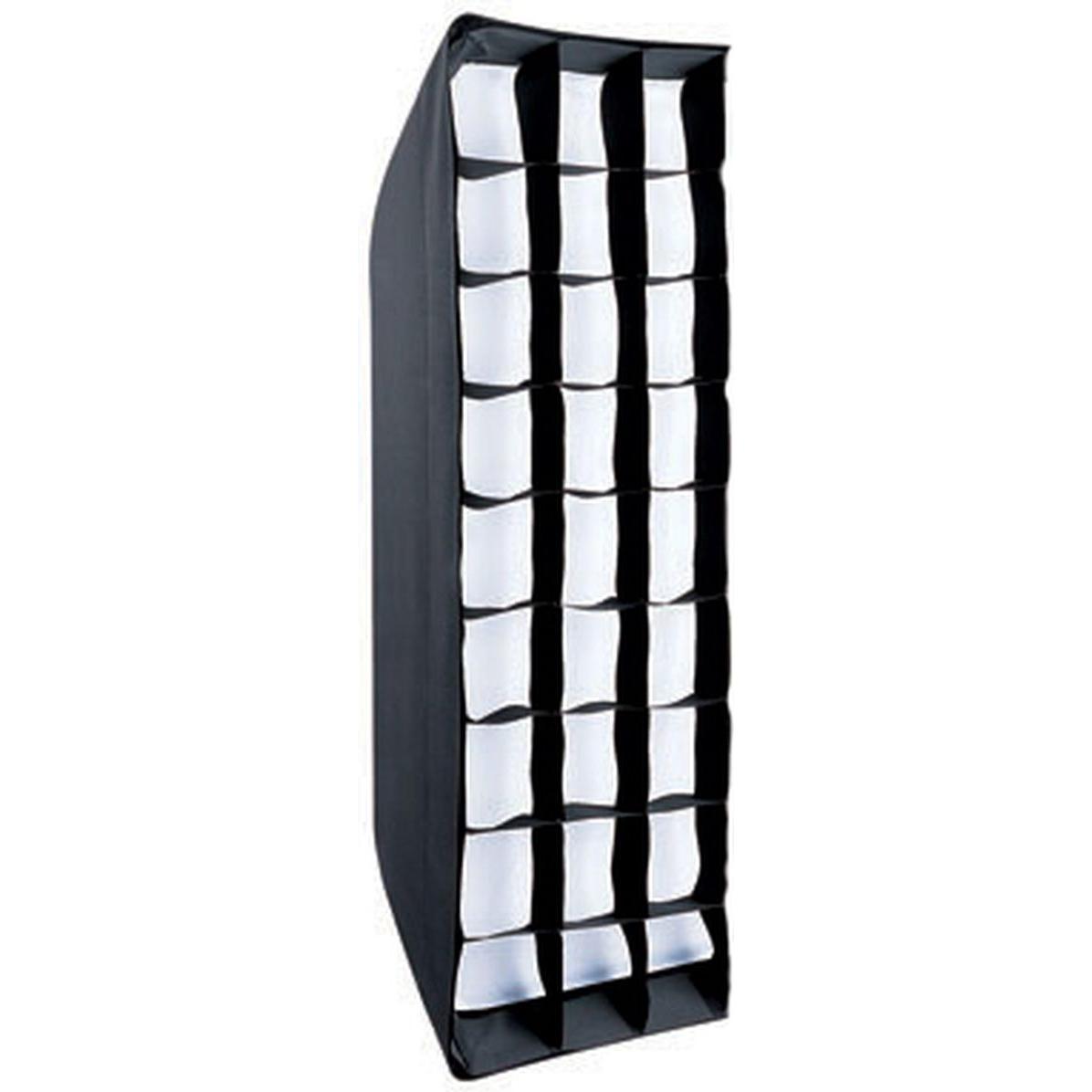 Linkstar Softbox Striplight pieghevole + nidi d'ape QSSX-30150HC 30x150 cm (Pettine), Softbox + Riflettore