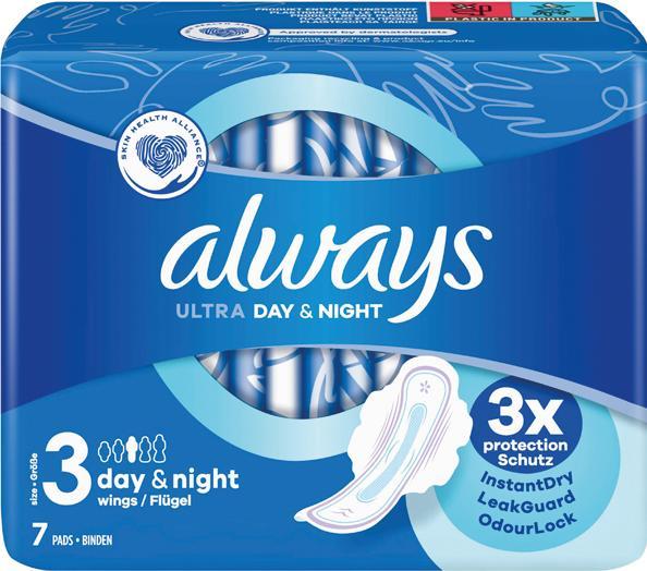 Produktbild Always Ultra 7's Night w. Wings - Bundle (1 x)