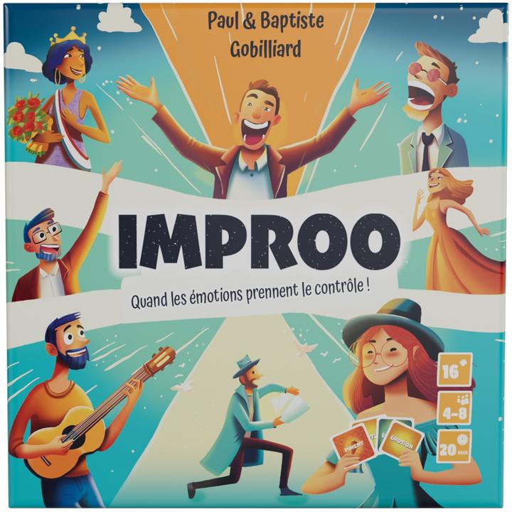 Image du produit Gigamic Improo (f) (Français, 4 - 8 Joueur)