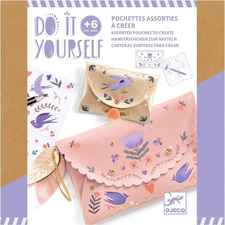 Actual product image Djeco DIY - handbag