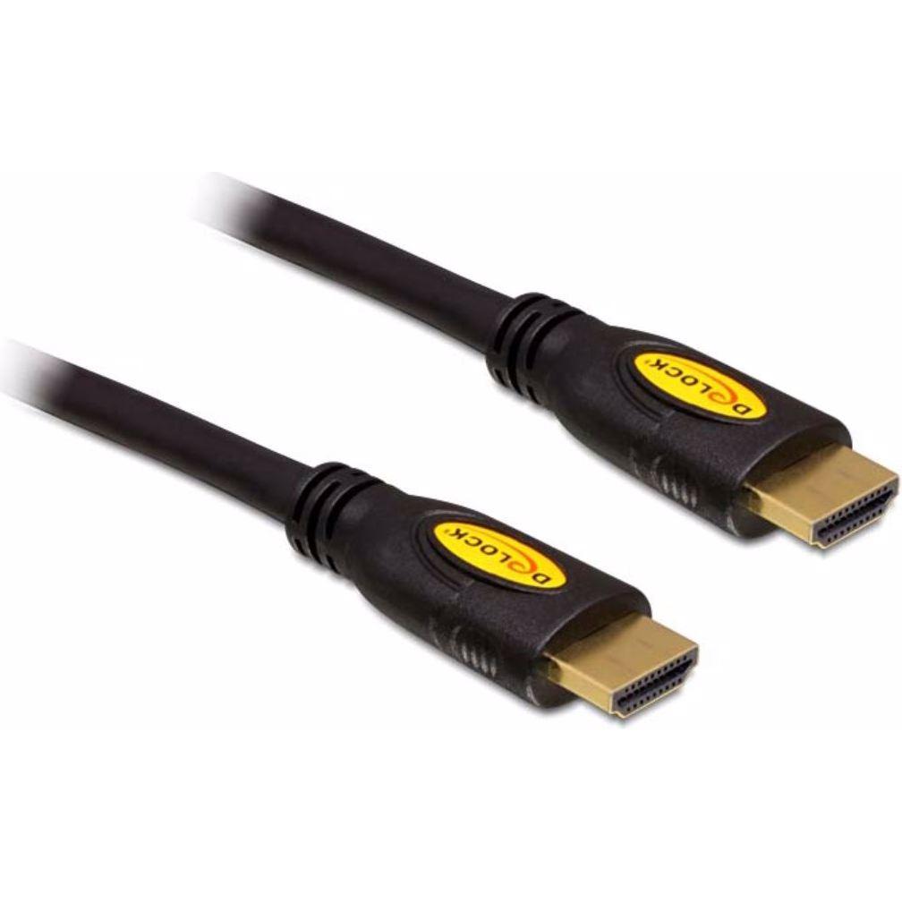 Delock HDMI (Typ A) — HDMI (Typ A) (1 m, HDMI), Video Kabel