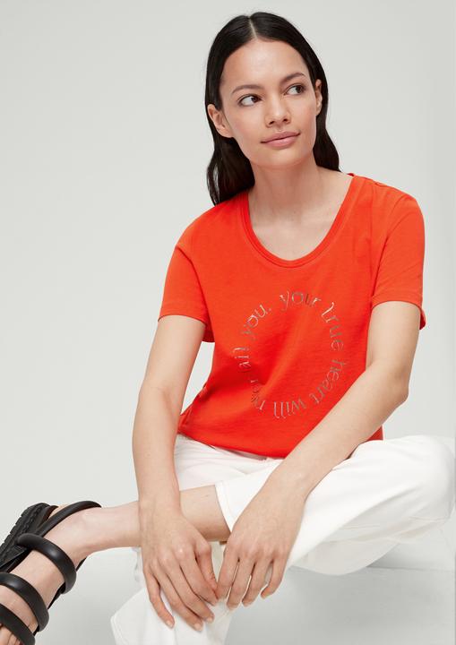 Produktbild S.Oliver T-Shirt Baumwollshirt mit Frontprint (34)