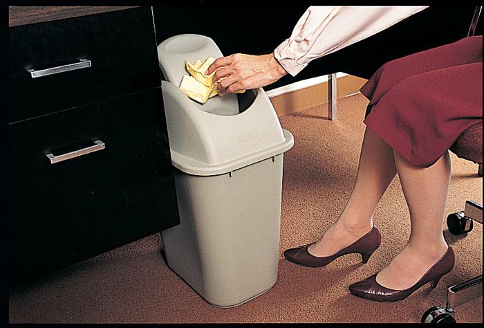 Produktbild Rubbermaid Papierkorb 26L grau (26.60 l)