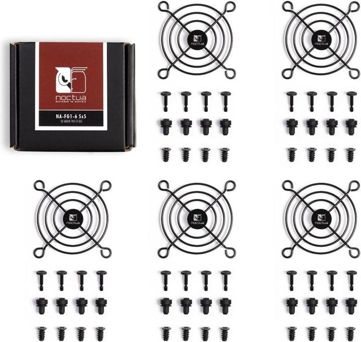 Actual product image Noctua NA-FG1-6 Sx5 fan grille, 60 mm - black
