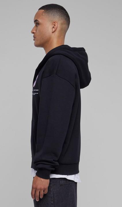 Immagine prodotto Urban Classics Vive La Liberte Heavy Oversize Zip Hoody (L)