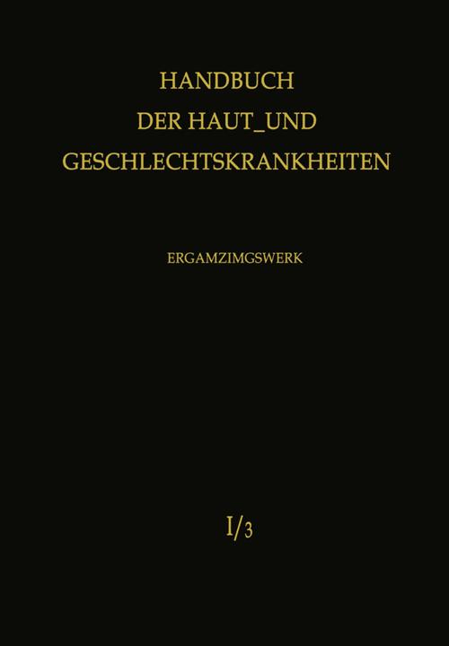 Produktbild Normale und pathologische Physiologie der Haut I (Deutsch, A. Marchionini, H. W. Spier, 2014)
