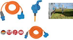 Actual product image Brennenstuhl Camping/Maritim CEE extension cable 10m (10 m, CEE 16/3, CEE 7/3)